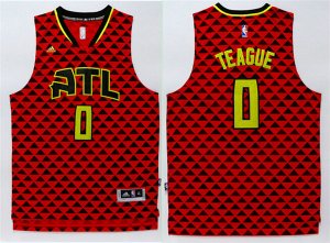 Maillot De Basket Eastern Atlanta Hawks Jeff Teague 0 Tissus Sportif Fans Edition Rouge